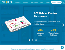 Tablet Screenshot of bluerush.com